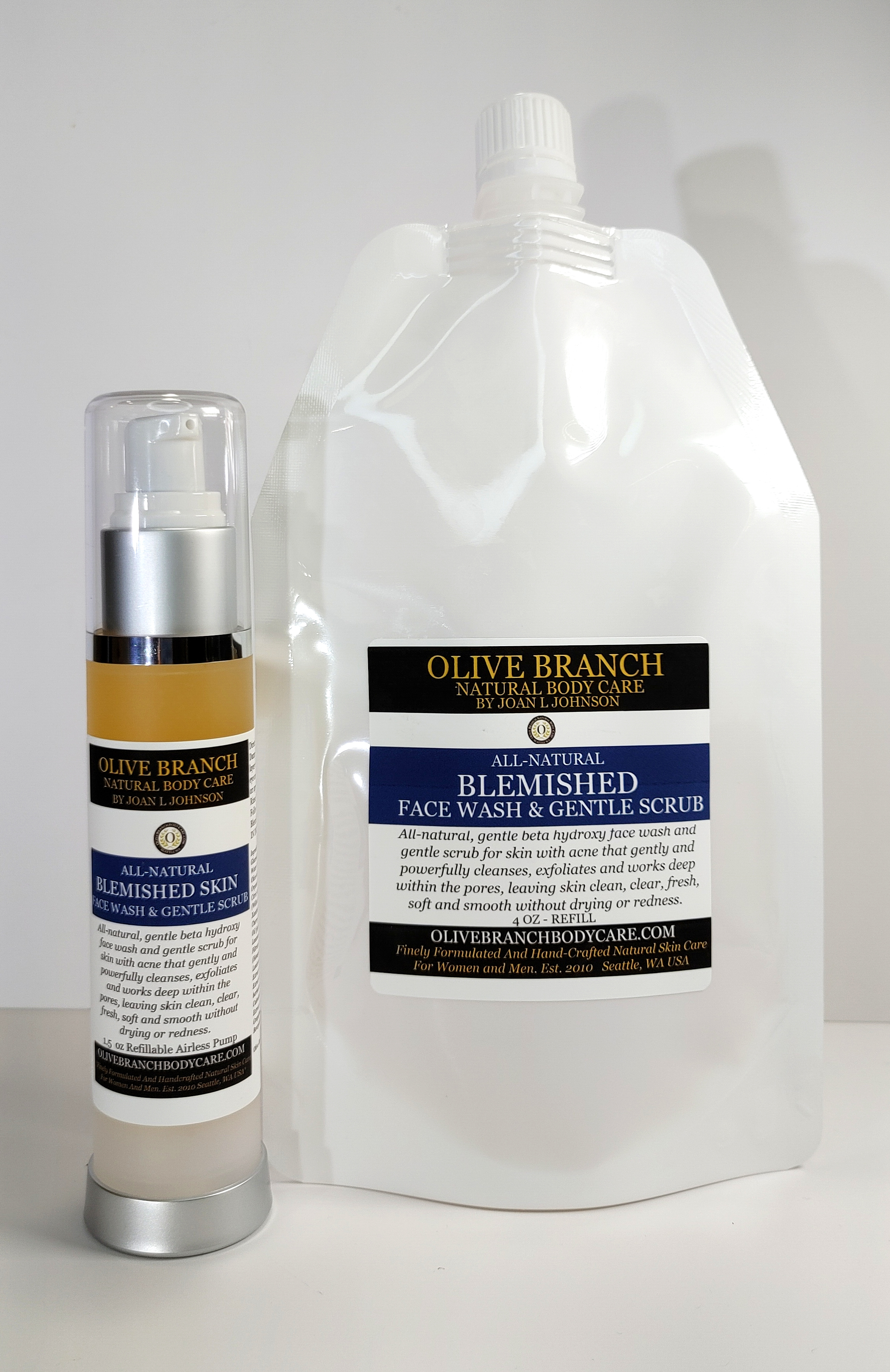 Blemished Skin Gentle Face Wash & Scrub