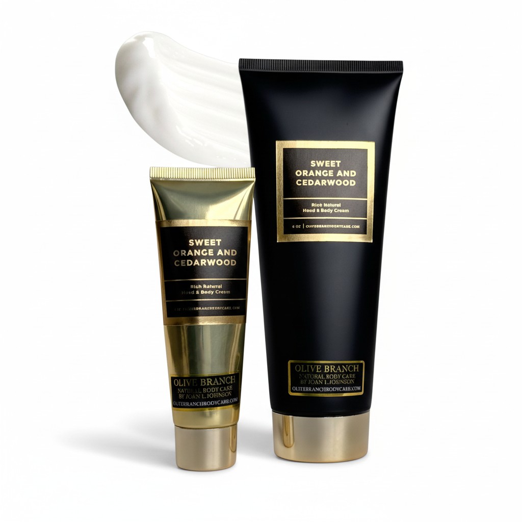 Rich Hand And Body Cream: Orange and Cedarwood (Limited)